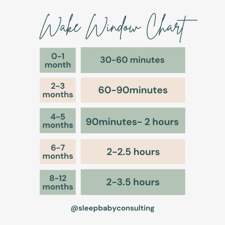 Baby Wake Windows By Age