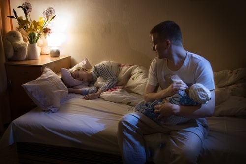 Newborn Nighttime Waking Patterns